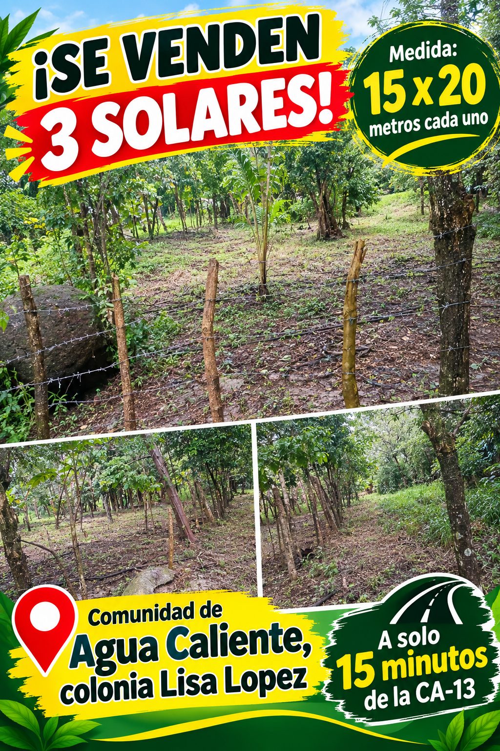 Terreno 15 x20